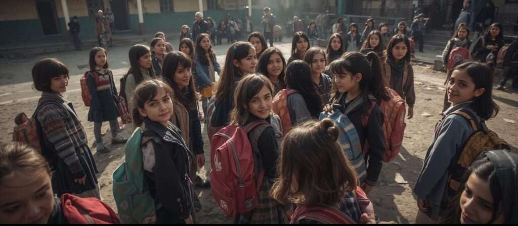 Mädchen im Iran vor dem Angriff am 28. Februar 2026